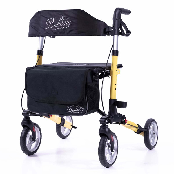 Déambulateur léger Butterfly Premium jaune