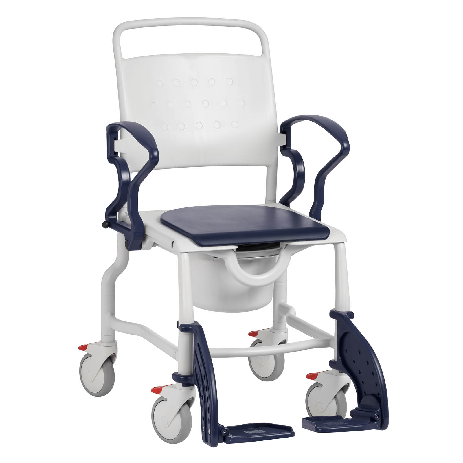 Chaise toilettes à roulettes, chaise pour les toilettes à roulettes